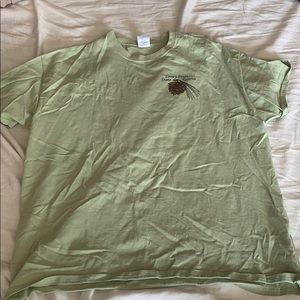 Cute Light Green Oversized Tee